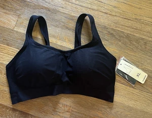 Truekind By Shapermint Daily Comfort Wirefree Shapewear Bra Size XL Black NWT - Picture 1 of 5