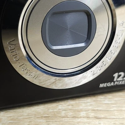 Sony Cyber-shot DSC-W210 Black 12.1MP Camera w/ Charger, Battery & 2GB Card - Image 1 of 4