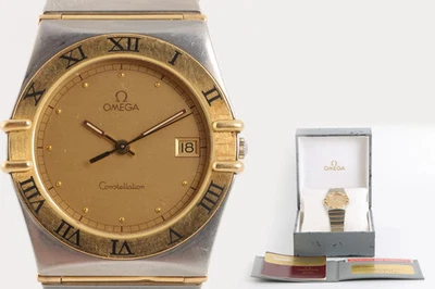 Omega Constellation 395.1080 Stainless Steel & 18K Yellow Gold 32mm Watch 1991 - Image 1 of 4