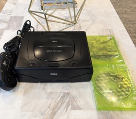 Sega Saturn Console Bundle w/ Virtua Fighter 2 & Daytona USA Tested Works Rare