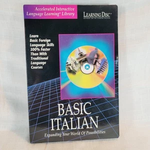 Basic Italian Language Learning Disc For Zygon Learning Machine 1994 *Read* - Picture 1 of 16