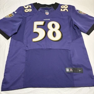 Elvis Dumervil #58 NFL Nike On Field Baltimore Ravens Trikot Herren 52 - Bild 1 von 12