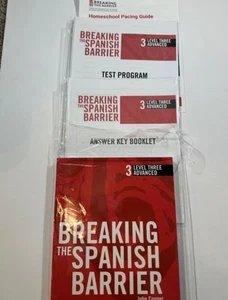 Breaking the Spanish Barrier Level 3 (Advanced) Homeschool Package - Picture 1 of 1