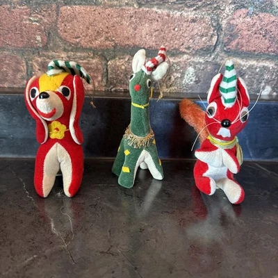 Juego de 3 adornos de árbol de Navidad Daikin Dream Pets de colección perro, jirafa, ardilla Foto 1 de 4