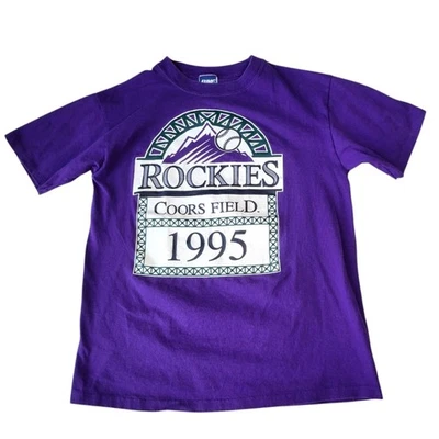 Camiseta grande vintage de los Colorado Rockies 1995 Foto 1 de 4