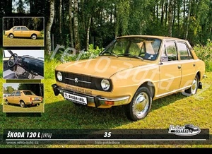 Postcard No 35 - Skoda 120 L (1976) - Picture 1 of 1