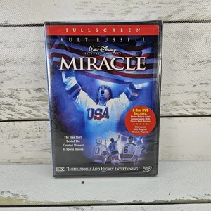 Walt Disney Miracle DVD 2 Disc 2004 FullScreen Edition Movie Kurt Russell New - Picture 1 of 7