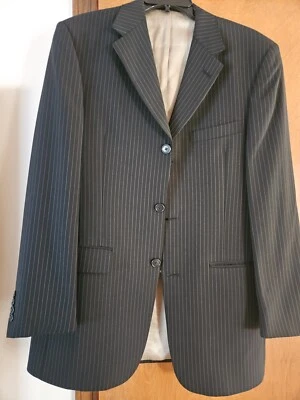 Blazer Kenneth Cole Hombre Rayas Talla S/M En Perfecto Estado Foto 1 de 4