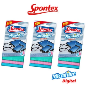 Premium Microfibre Cleaning Cloth Camera Lens Glasses TV iPad iPhone 3 Packs - Picture 1 of 2