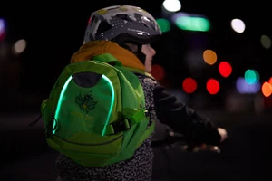 Kindergarten Rucksack  Wheel bee Kita Refektor  LED kinderrucksack Licht Kind - Bild 1 von 15