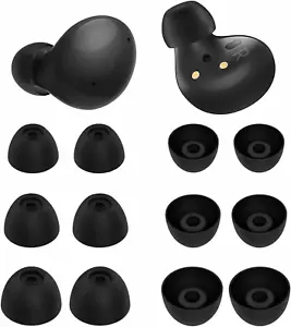 6 Pairs Silicone Galaxy Buds 2 Ear Tips Earbuds, S/M/L 3 Size Soft Rubber - Picture 1 of 12