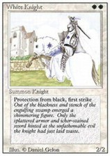 White Knight ~ Moderately Played 3rd Edition Revised MTG Magic UltimateMTG White