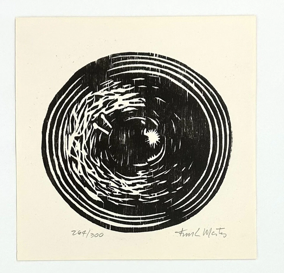 Frank Martínez 古巴签名限量版原创艺术印刷品雕刻 n230 — 第 1/1 张图片