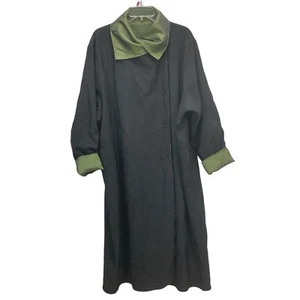 Abrigo largo reversible para mujer MARALYCE FERREE TALLA XL negro verde elegante diseñador - Imagen 1 de 16