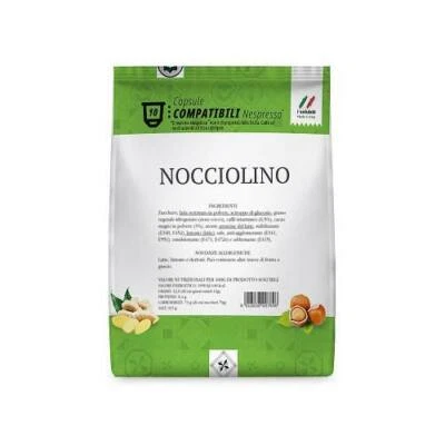 100 Capsule NOCCIOLINO TO.DA Gattopardo Compatibili Nespresso Toda Caffè