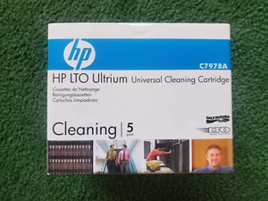 (5 PACK) SEALED Universal Cleaning Cartridges - HP LTO Ultrium C7978A - Picture 1 of 4
