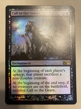 *FOIL* Call To The Grave - MTG Magic The Gathering - M12 - NM