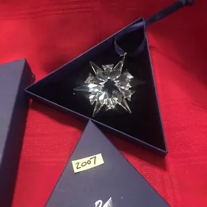 Swarovski Crystal 2007 Annual Snowflake Star Christmas Holiday Ornament 872200 - Picture 1 of 3