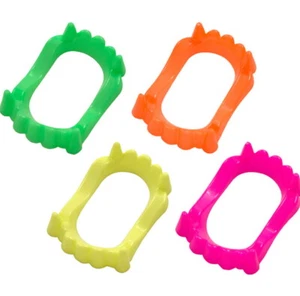 144 Halloween Blutrünstige Vampir Werwölfe Reißzähne Fake Prothesen Zähne Neon - Bild 1 von 1