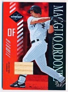 2003 Leaf Limited Magglio Ordonez Timber Home Bat #116 (xx/25) QTY AVAIL