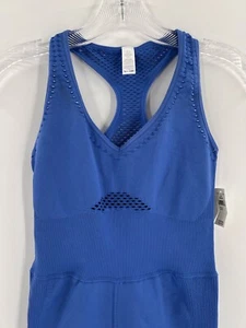 NEW W TAGS Offline By Aerie Women's Stretchy Seamless Blue Mesh Romper XSMALL - Picture 1 of 10