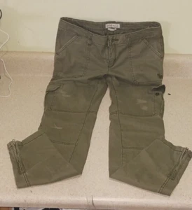 Abercrombie & Fitch perfekte Stretch-Cargohose Damengröße 4 militärisch trist - Bild 1 von 9