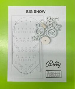 Bally Big Show flipper / bague en caoutchouc bingo