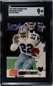 POP 1 SGC 9 - 1994 Topps Stadium Club - 1. Tag Ausgabe #300 Emmitt Smith - Bild 1 von 2