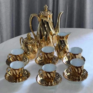 Vintage Gold Tea Set St Kilda - Picture 1 of 8