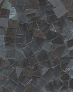 Mosaic Glass: GREY MIX, 5 ounce Stained Glass pack (about 100 Hand Cut Pieces) - Picture 1 of 1