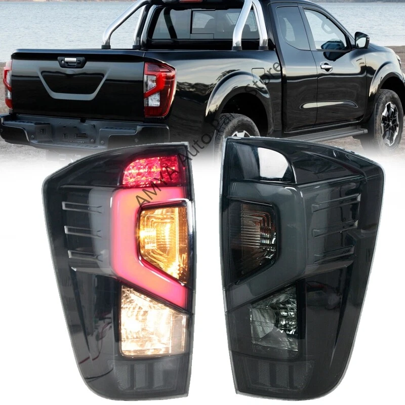 Luz trasera LED de humo para Nissan NP300 Navara 2015-2023 2 piezas Foto 1 de 4