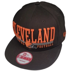 Cleveland Browns New Era 9FIFTY Mütze seitlich Druckknopflasche - braun - Bild 1 von 1