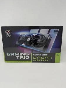1PCS NEW MSI RTX 5060Ti 8G GAMING TRIO OC Graphics card UPS GROUND SAME DAY - Picture 1 of 2