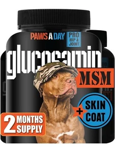 Paws A Day Glucosamine for Dogs Hip & Joint Supplement – “Two-in-One Combo” - Picture 1 of 6