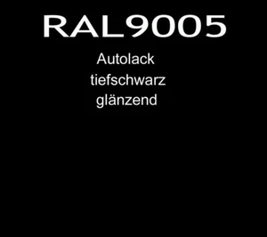 RAL9005 schwarz 5,5 Liter-Set 2K Acryl Autolack glänzend Autolack  E0088 - Bild 1 von 1