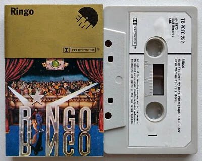RINGO STARR - RINGO (EMI TCPCTC252) 1973 UK CASSETTE TAPE BEATLES - Image 1 of 3