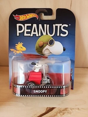 Hot Wheels Retro Peanuts Snoopy Flyin' Ace Woodstock 2017. Real Riders (CF) Foto 1 de 4