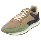 HOFF Cologne Mens Navy Green Casual Trainers - 9 UK