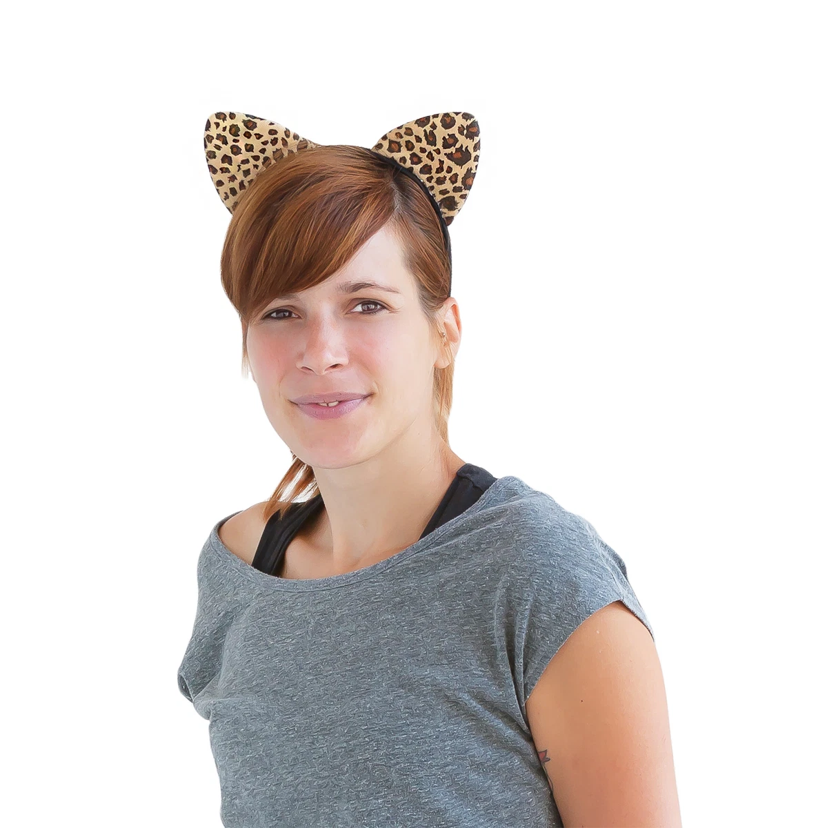 Leopardenohren Katzenohren Stirnband – Verstellbar, Für Cosplay & Partys