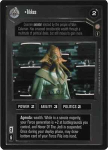 Tikkes (Coruscant) | Decipher Star Wars CCG | NM/LP - Picture 1 of 1