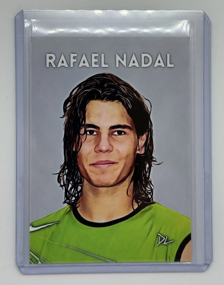 Cartão comercial Rafael Nadal edição limitada assinado pelo artista “Rafa” 3/10 - Imagem 1 de 2