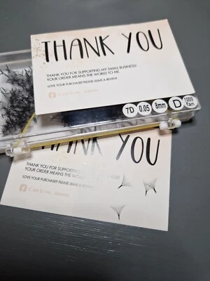 Russian Volume Eyelash Extensions 7D 0.05 8mm 1000 fans ❤️ — 第 1/2 张图片