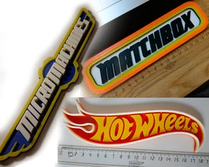 Matchbox Hot Wheels Micromachines logotipo signo emblema banner Hotwheels logotipo - Imagen 1 de 4