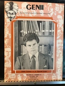 Revista John Carney Special Genii Magicians De colección Oct 1982 Página de Contenido - Imagen 1 de 5