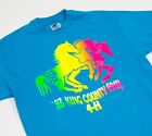 1990?S Vintage King County State Fair Horse Country Art T-Shirt Large L 4-H 1993