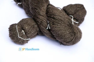 Pedúnculo Negro Gris Nassi Katia Seda Tejido Crochet Hilo - 2KG - Peso Encaje - Imagen 1 de 7