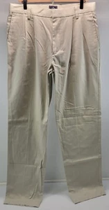 V) Dockers D3 Men 34 x 34 Classic Fit Beige Tan Casual Cotton Pleated Pants - Picture 1 of 11