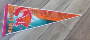 1990's TAMPA BAY BUCCANEERS Stadium Sold Full Size Felt Pennant BUCCO BRUCE - Picture 1 of 1