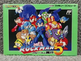 CAPCOM Famicom Soft Rockman 5 Used