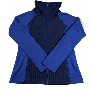 Mountain Hardwear Full Zip Blue Fleece Jacket Sweatshirt Women's Size Small - Picture 1 of 8